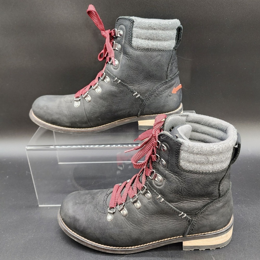 Kodiak 8.5 Black Surrey II Waterproof Leather Hiking Boots Gorpcore Winter Fall